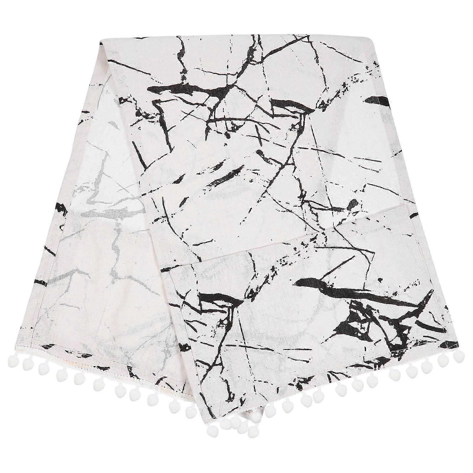 Linen Cover Microwave Oven Protector for Home Use with Storage Pocket