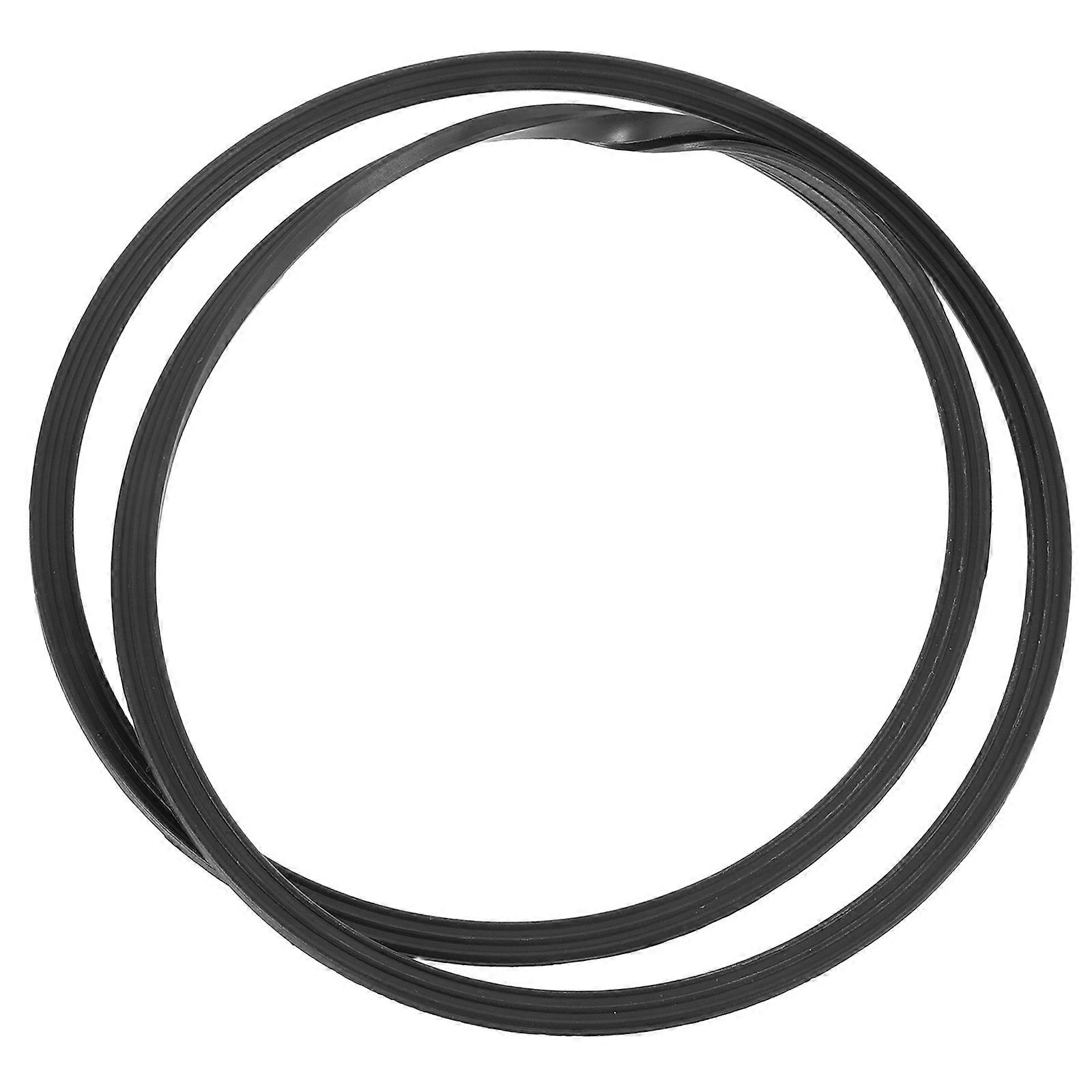 Black Rubber Base Ring for Salon Chair 3Pcs Protective Floor Rings