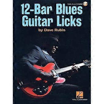 12-Bar Blues Guitar Licks: Boek met online audio door Dave Rubin