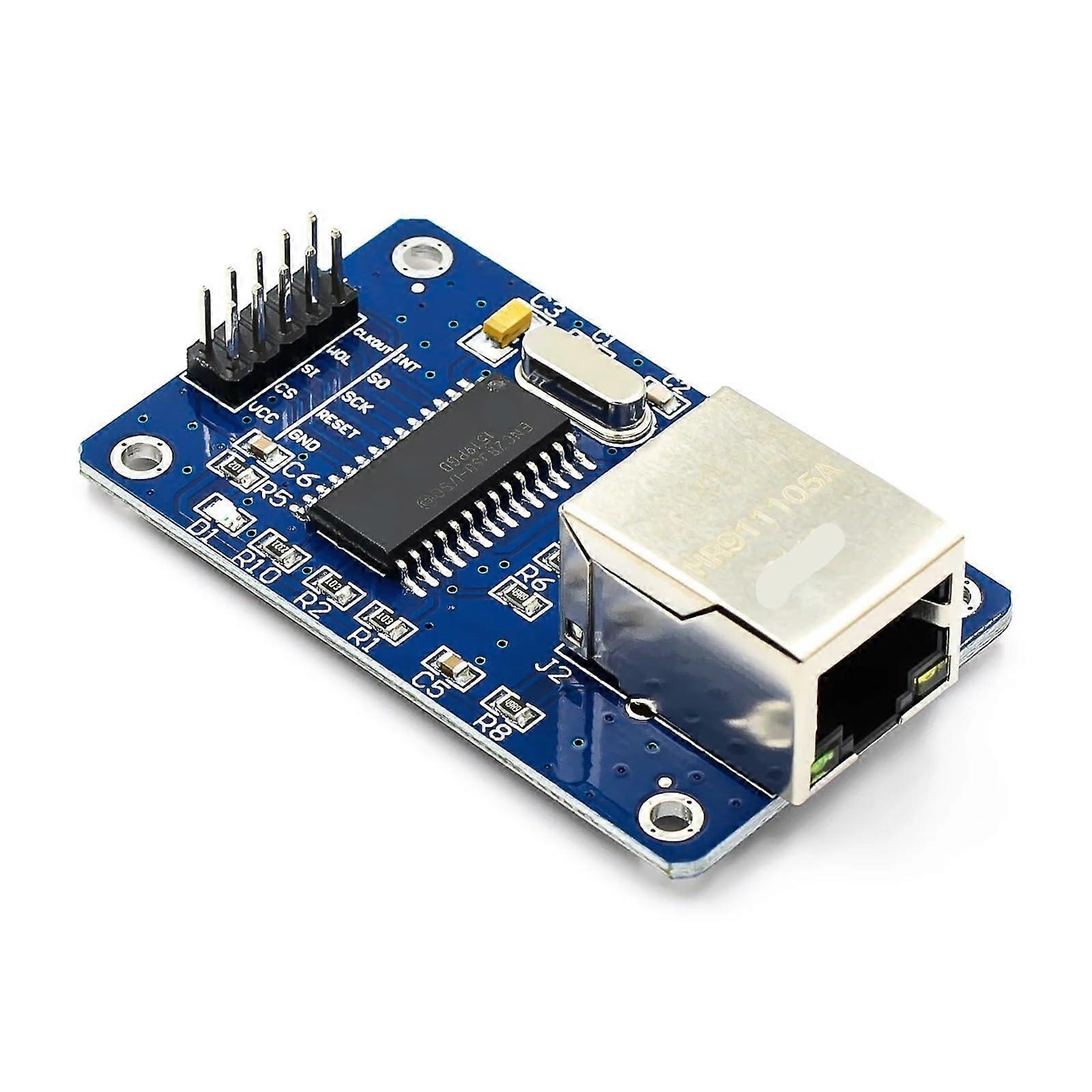 ENC28J60 Ethernet Module Mini Version with SPI Interface for Speed Data Transfer