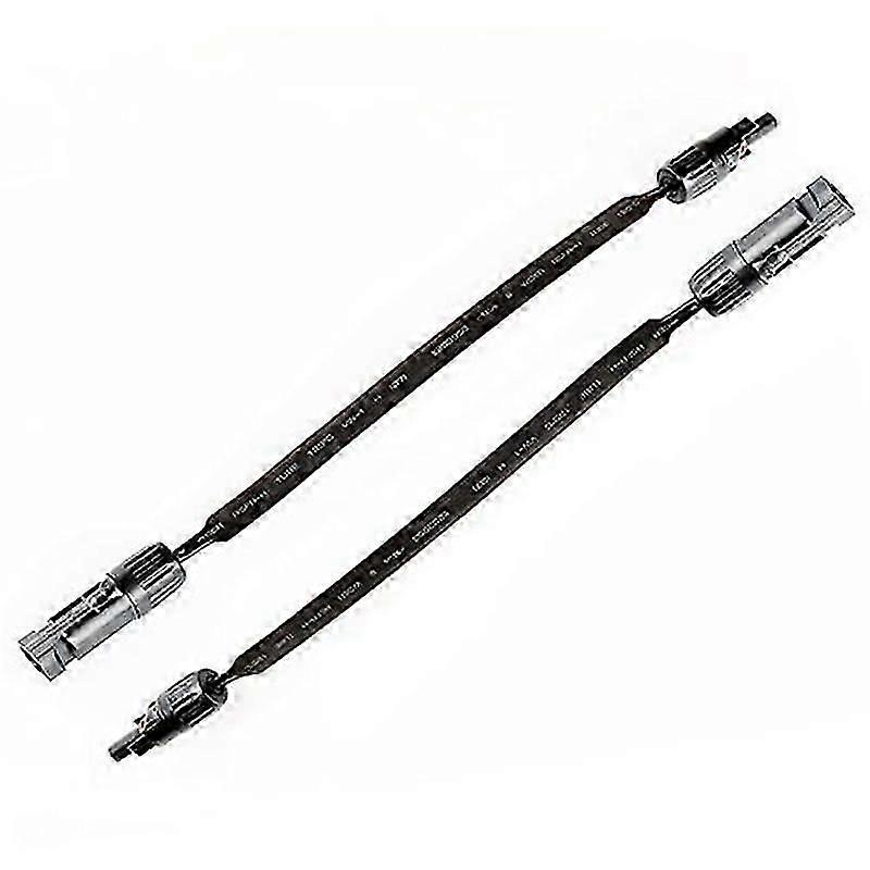 1 Pair Solar Cable Window Feedthrough, 16Inch Flat Solar Panel Wiring