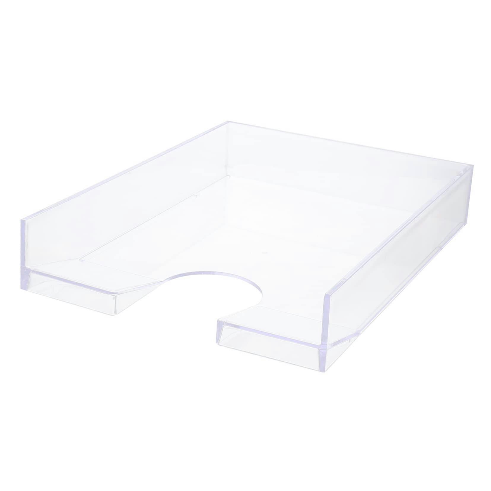 File Organizer Box Stackable Document Storage Container for Office and Home Use