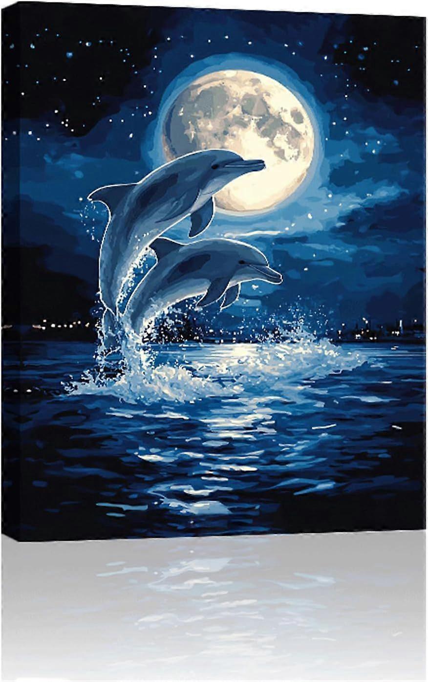 Puzzle rompicapo con delfini e oceano M179