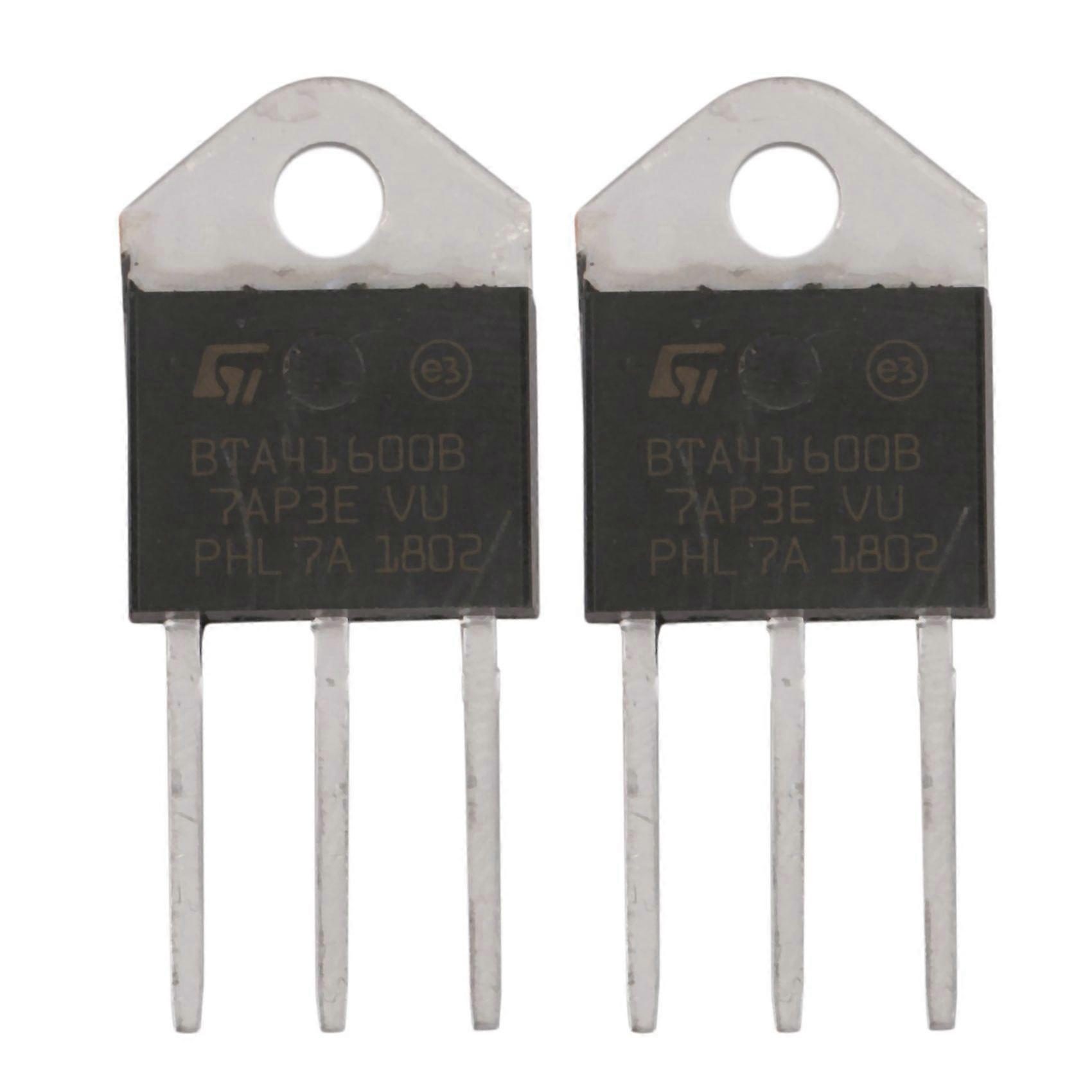 2X BTA41-600B 600V 40A Silicon Controller Rectifier Standard Triac