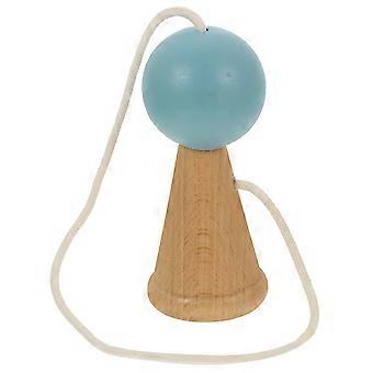 Wood Kendama Toy for Coordination Exercise Hand Skill Toys Blue