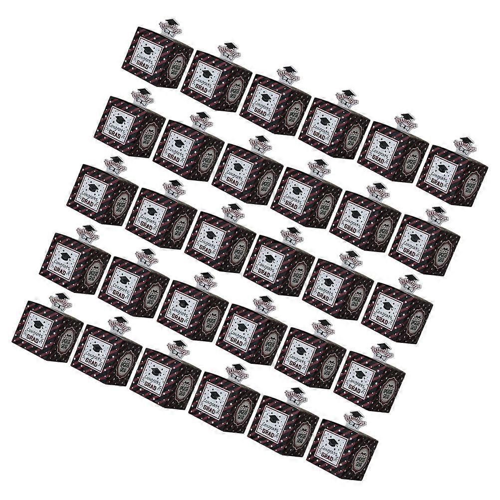 Graduation Candy Boxes Paper Candy Boxes Storage Use 50Pcs