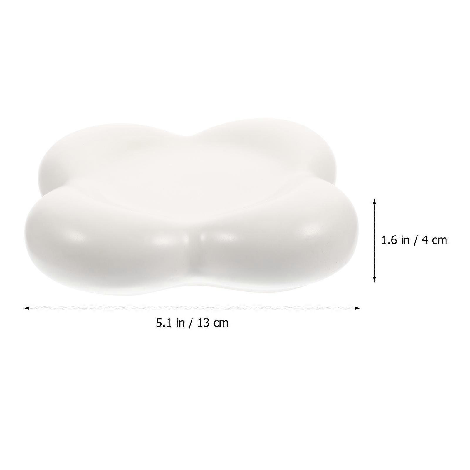 Ceramic Teacup Tray Multi-Function Snack Plate Household Candy Tray