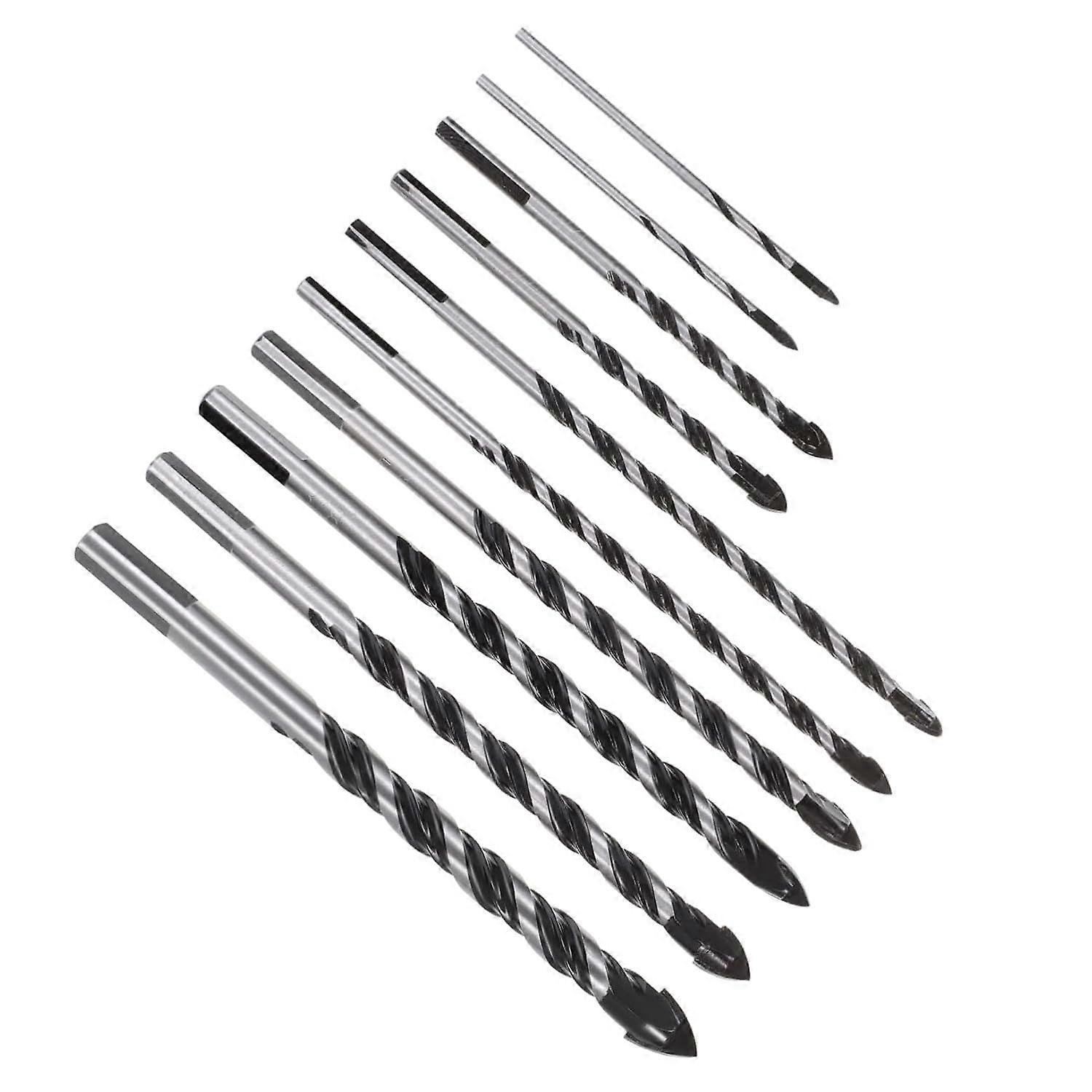 10 Pieces Durable Practical Concrete Drill Bits for Tile