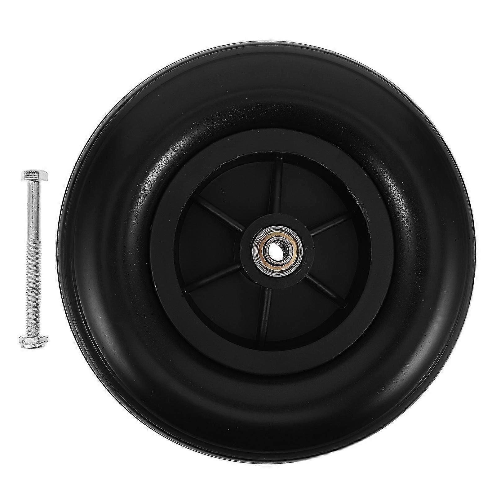 Solid PU Wheelchair Front Wheels for Anti-Slip Replacement Durable Accessories