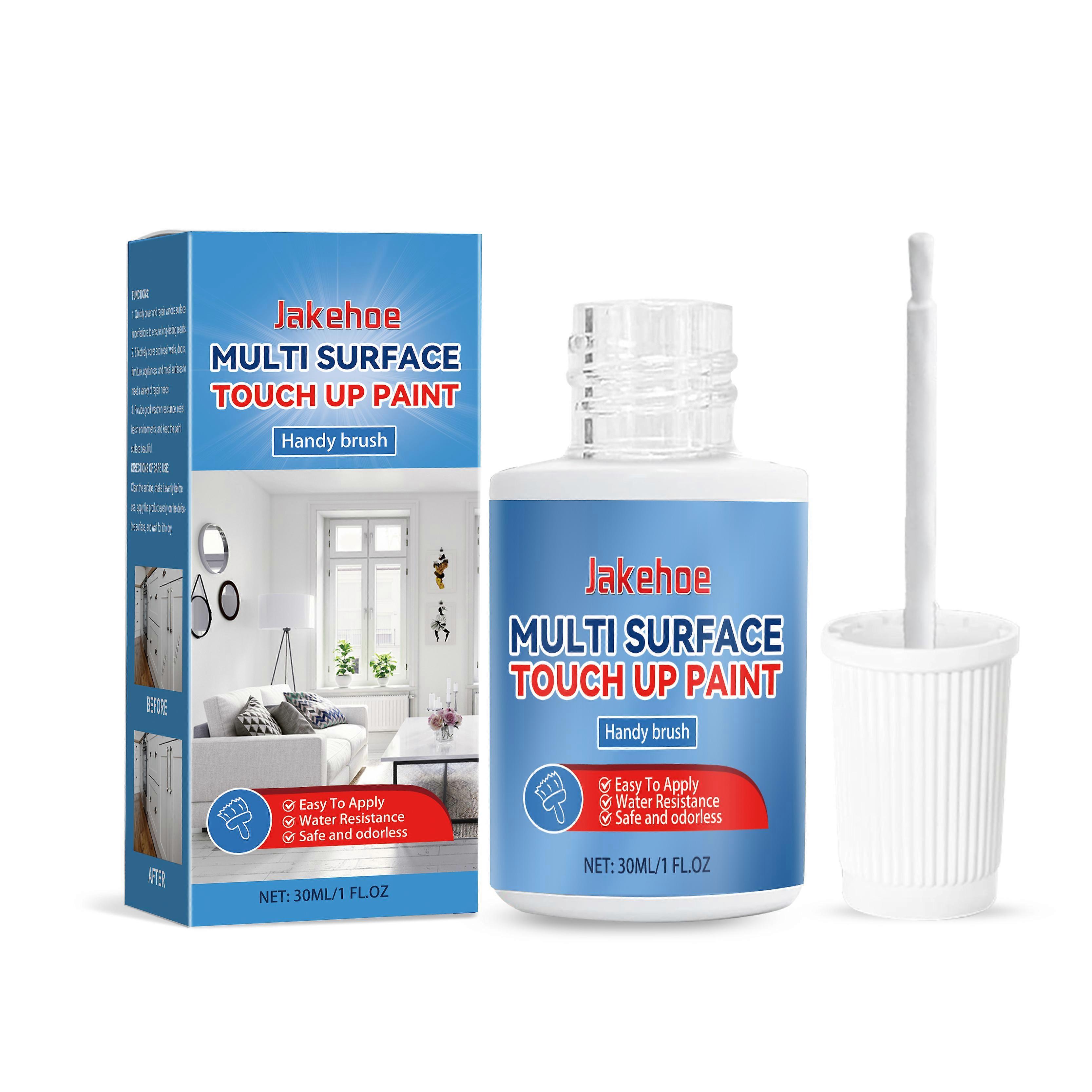 Jakehoe Multi-Surface Touch-Up Paint - Waterproof, Fast Drying & Versatile for Various Surfaces Repair