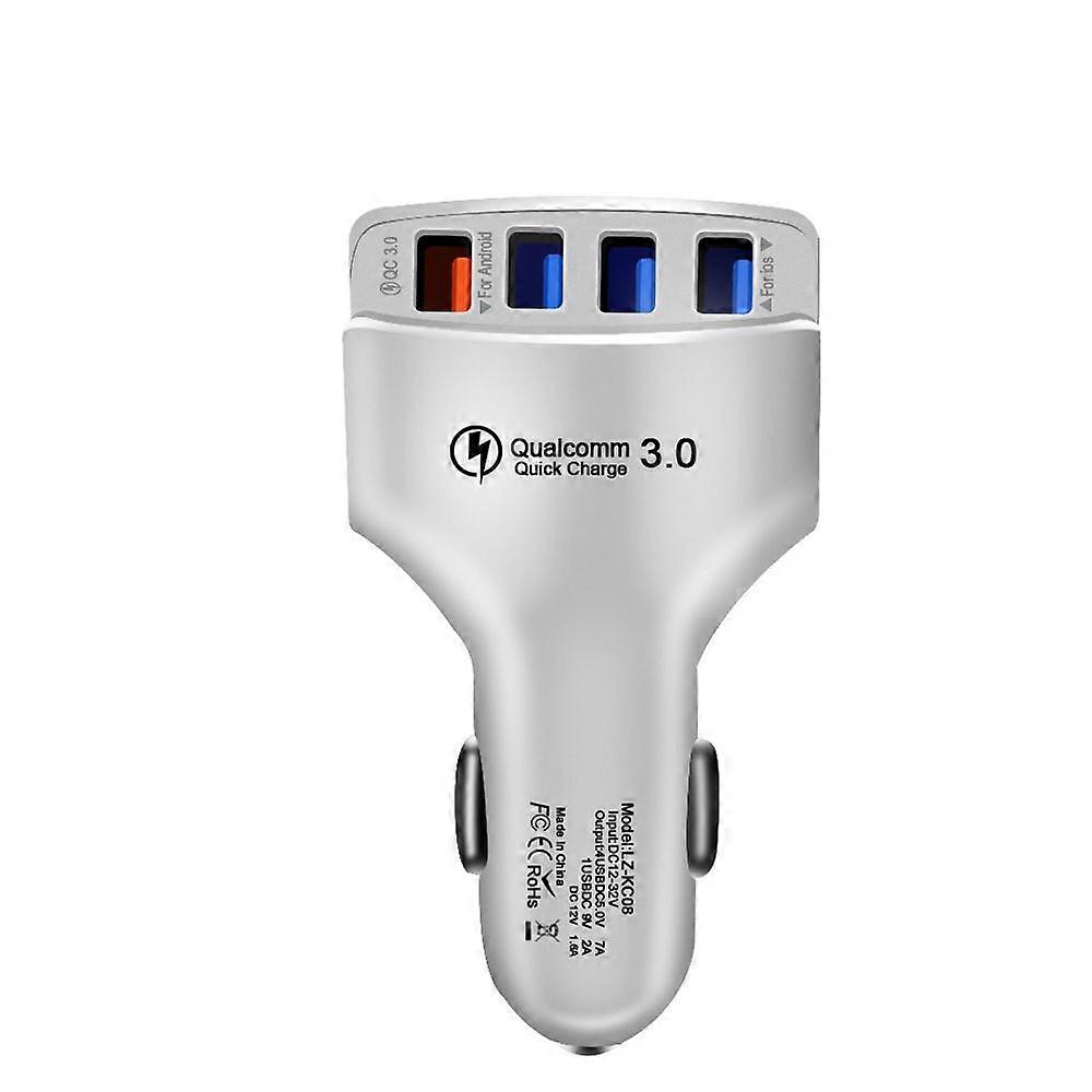 4 in 1 Cigarette Lighter Conversion Plug KC08 (White)