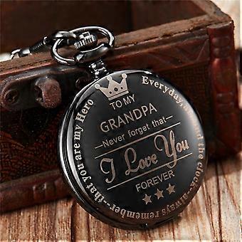 Vintage Quarz-Taschenuhr, Stil: Opa Opa