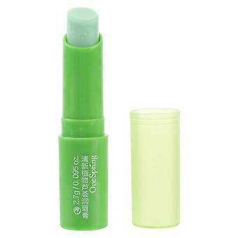 3g Kvinder Naturlig grøn te essens læbepomade Opdateret Mositure Lip Smooth Care