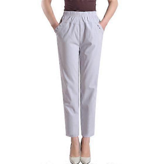 Women's Plus Size High Waist Long Pants