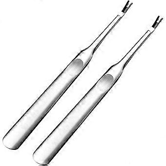 Nagelhautschieber (2 Stück), Nagelhautschneider, Nagelhauttrimmer, Schere