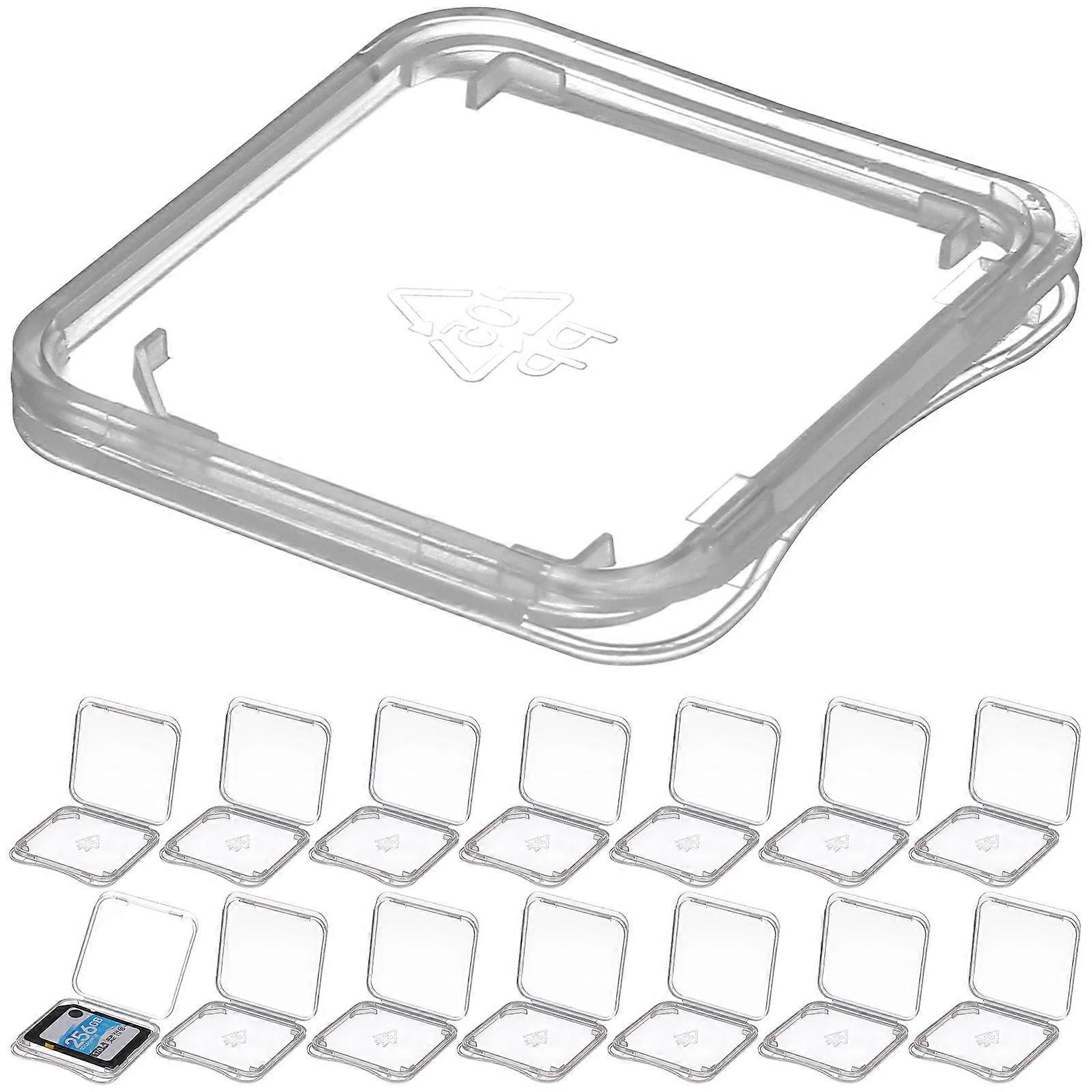 Card Box Plastic Storage Case for Memory Cards 1Set 100 Pieces