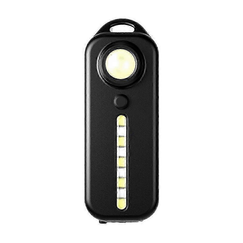 Outdoor Flashlight Pen Clip Safety Warning Light Rechargeable Flashlight Outdoor Multi-Function Shoulder Strap Light