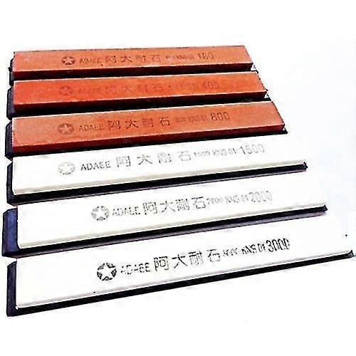 6-Piece Professional Sharpening Stone Set, 180-3000 Grit with Non-Slip Base for Kitchen Knife Sharpening