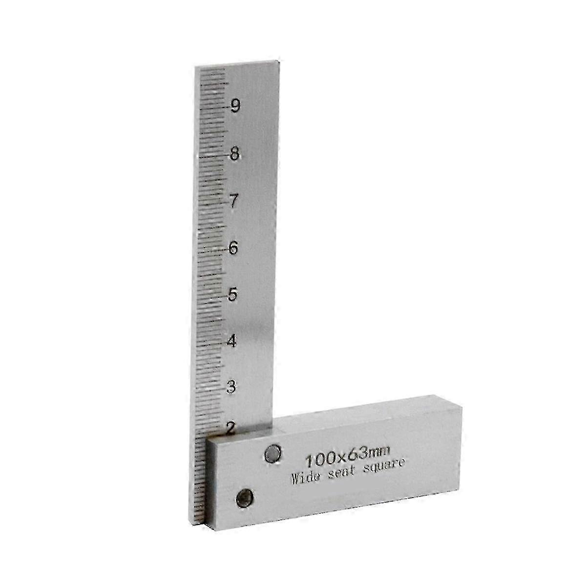 Sturdy machinist square tool for workshop and construction use