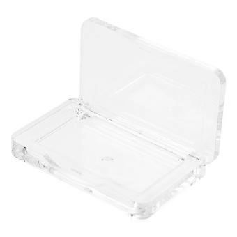Transparent Makeup Palette for Travel, Compact Lipstick and Eyeshadow Storage Solution