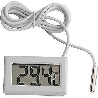 LCD Digital Water Thermometer for Aquarium Fish Tank and Reptile Terrarium, Temperature Gauge for Lizard and Turtle