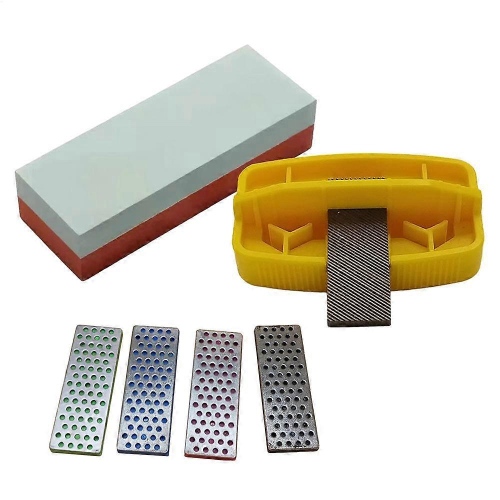 Ski Edge Sharpener Tool Adjustable Sharpening Set 240 / 360 /500 /1000 mesh Ski Sharpening Kit Deburring ski maintenance kit