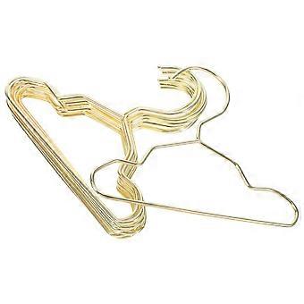 Dog Clothes Hangers Metal Pet Hangers for Clothes 50Pcs Golden