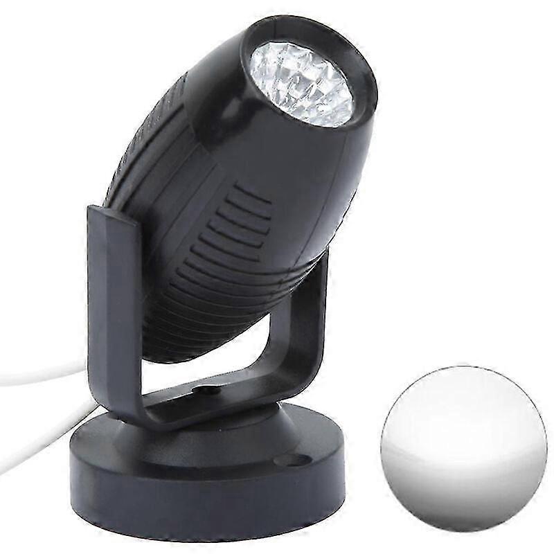 AC85-265V LED Stage Lighting Mini Projector 7 Colors Optional White Light, Black Shell