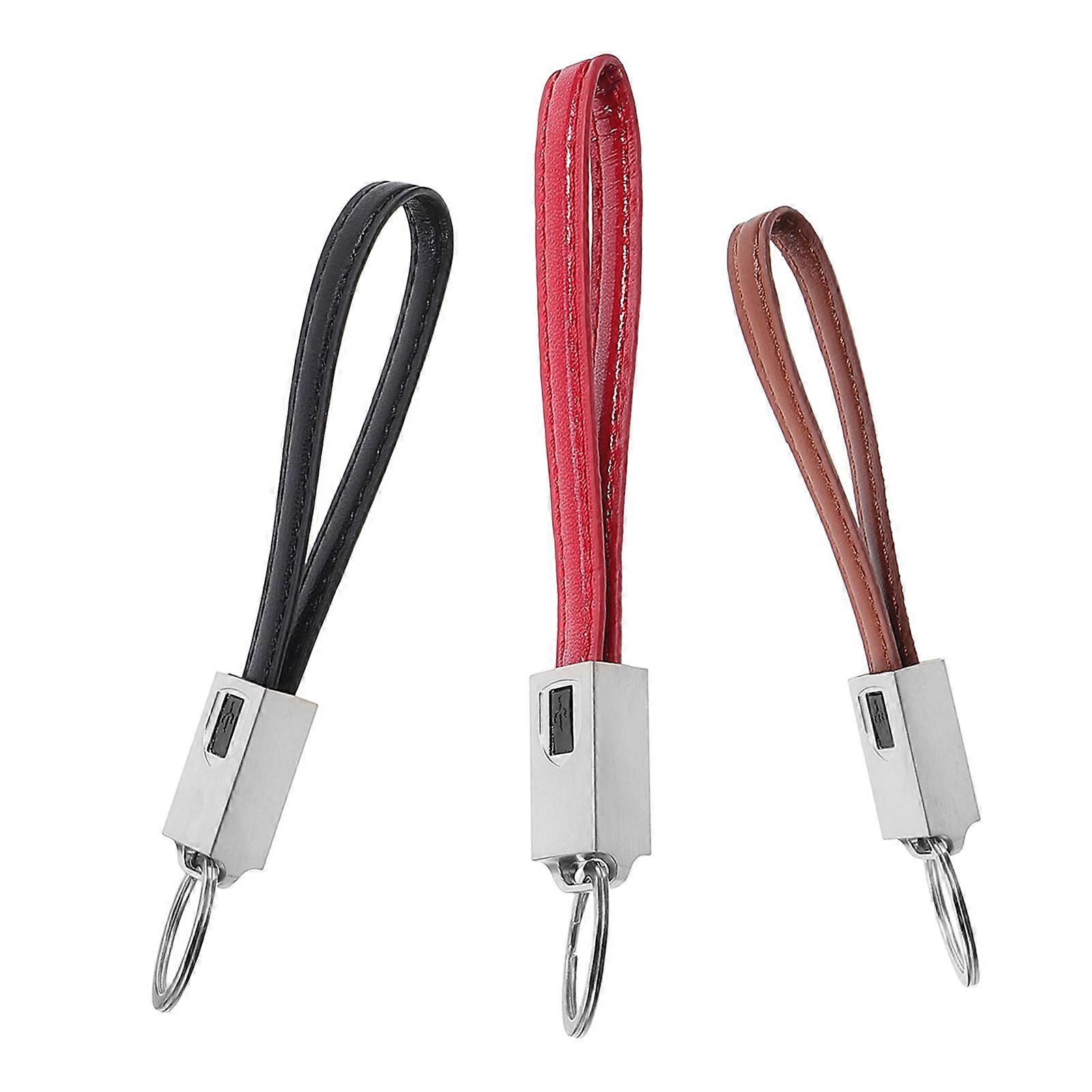 Phone Lanyard USB C Data Cable with Keyring 3Pcs Included