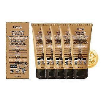 Natural Mineral Sunscreen SPF50+ with Beef Tallow, Waterproof Matte Finish for Sensitive Skin, 85g