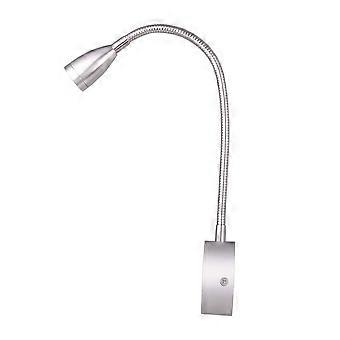 Yacht RV Interior Wall Lamp 3W LED Flexible Hoses Reading Light Bedside Book Lighting Campers Spotlight With Switch Sconce