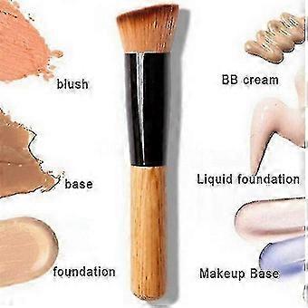 2020 Makeup børster Pulver Concealer Rødme Flydende Foundation Ansigt Make Up Børste Værktøjer Professionel Skønhed Kosmetik Træbørste