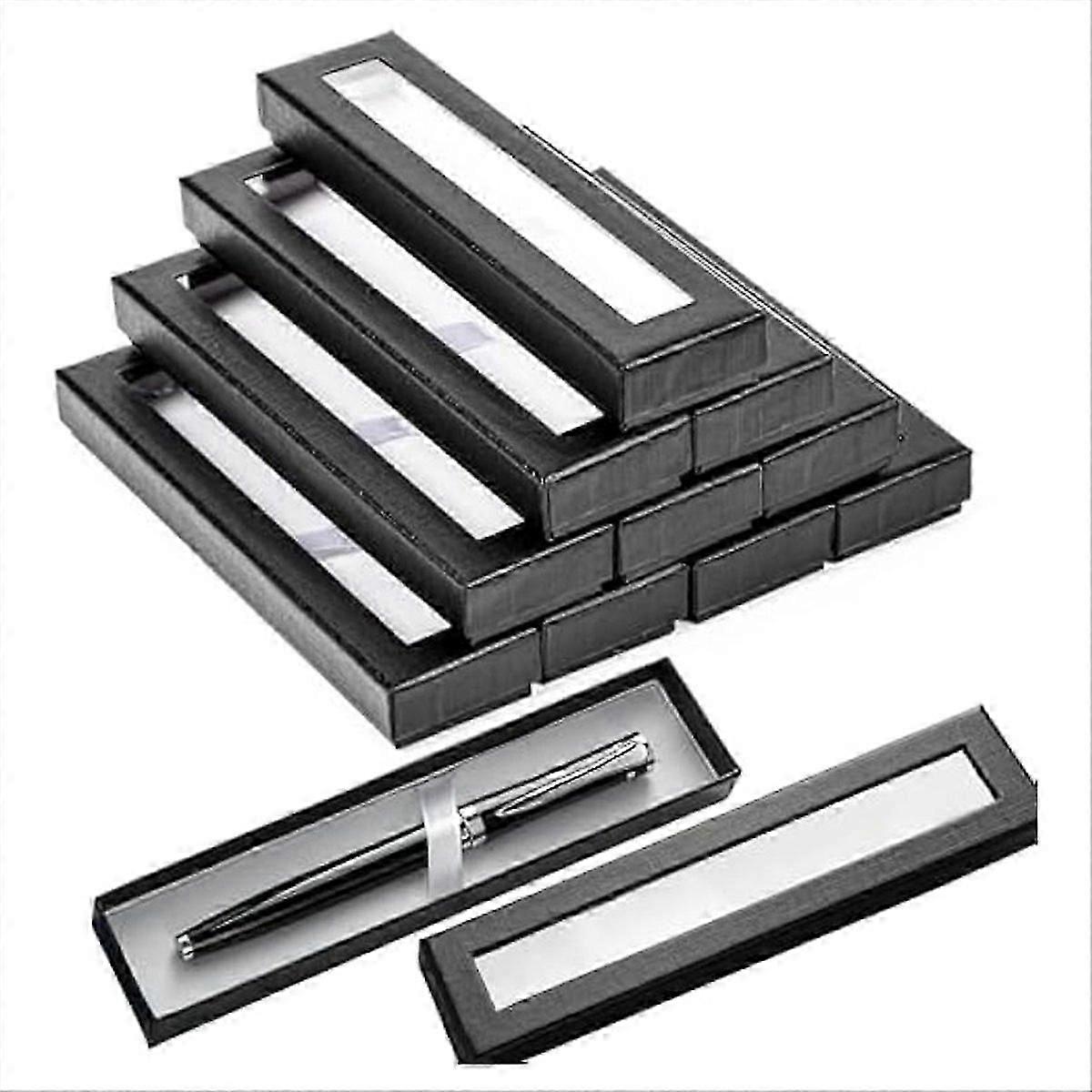 10Pcs Empty Pen Gift Box with Clear Lid Pen Boxes