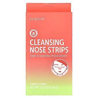 7 x Nu-Pore, Cleansing Nose Strips, 3 Nose Strips, 0.07 oz (1.89 g)