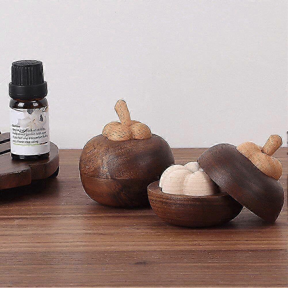 Essential Oil Diffuser, Mangosteen Shape, Eco-Friendly Aromatherapy Diffuser Non-Electric Home Decor