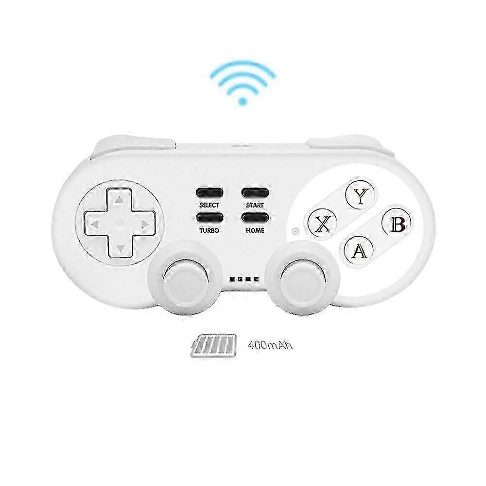 Retro-Styled Bluetooth Controller, Hall Effect Joysticks, Rumble Vibration, Custom Buttons, 6 Hours Playtime, Multi-Platform Compatibilitycqgff918