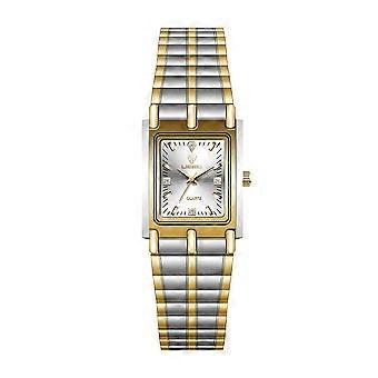 LIEBIG Classic Fashion Couple Watch Steel Strap Quartz Waterproof Gold Gold Silver