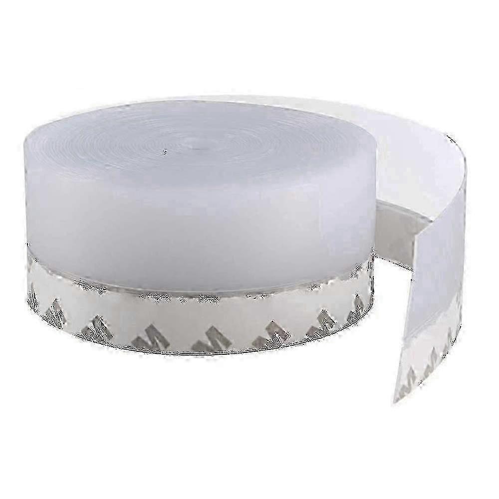 Transparent Self-Adhesive 10m Silicone Door Bottom Weatherstrip, Waterproof & Windproof