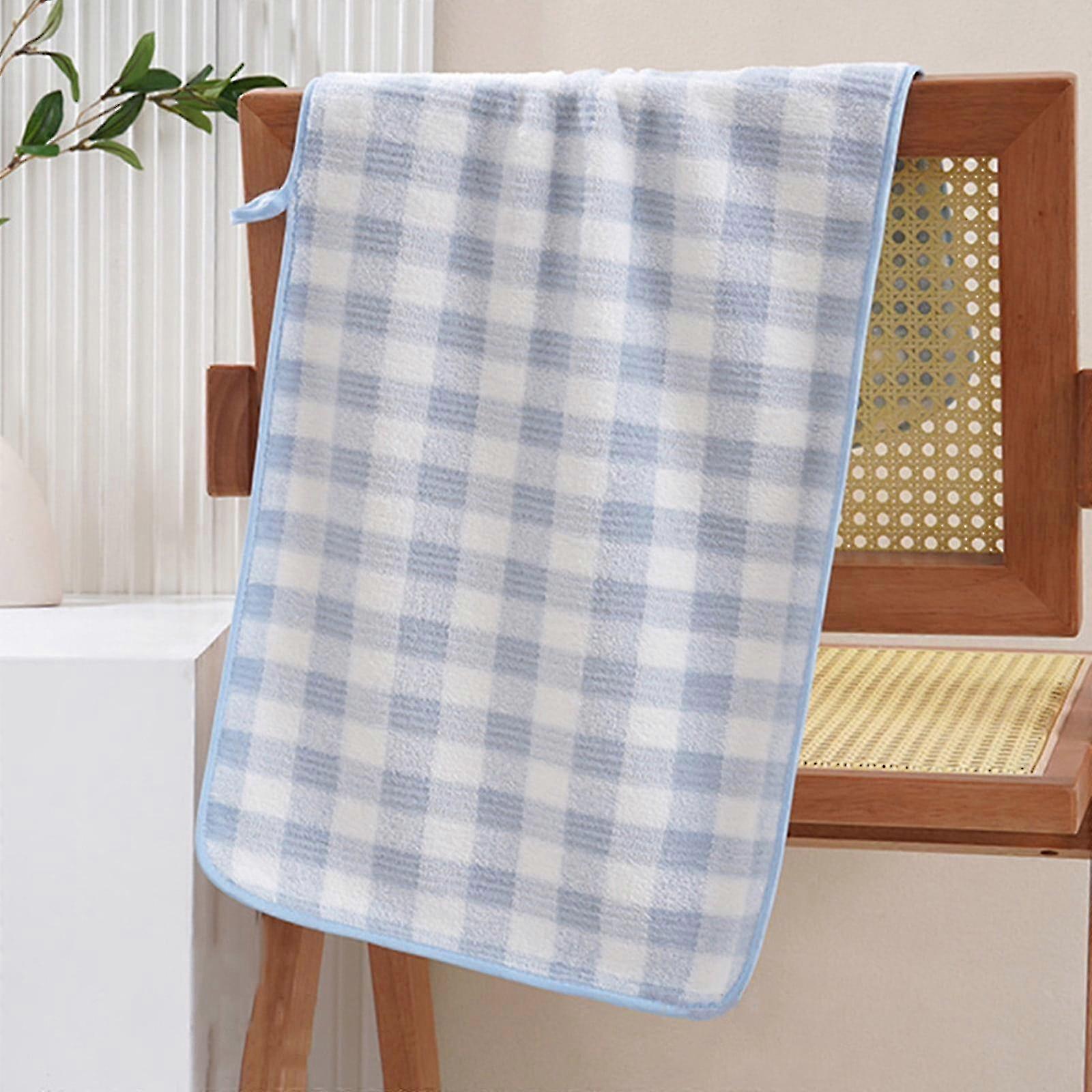 Thickened Fleece Checkered Towel