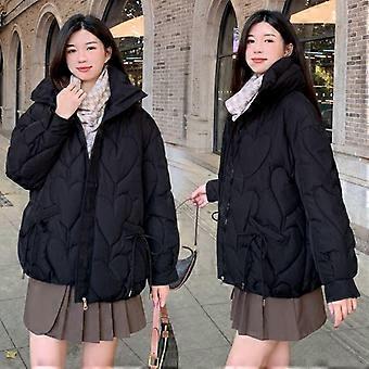 Plus Fat Plus Size Down Cotton-padded Jacket, Thickened Autumn and Winter Bread-padded Jacket, Loose Cotton-padded Jacket
