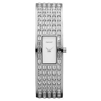 DKNY glitz Quartz analoge vrouw horloge met NY8297 roestvrijstalen armband