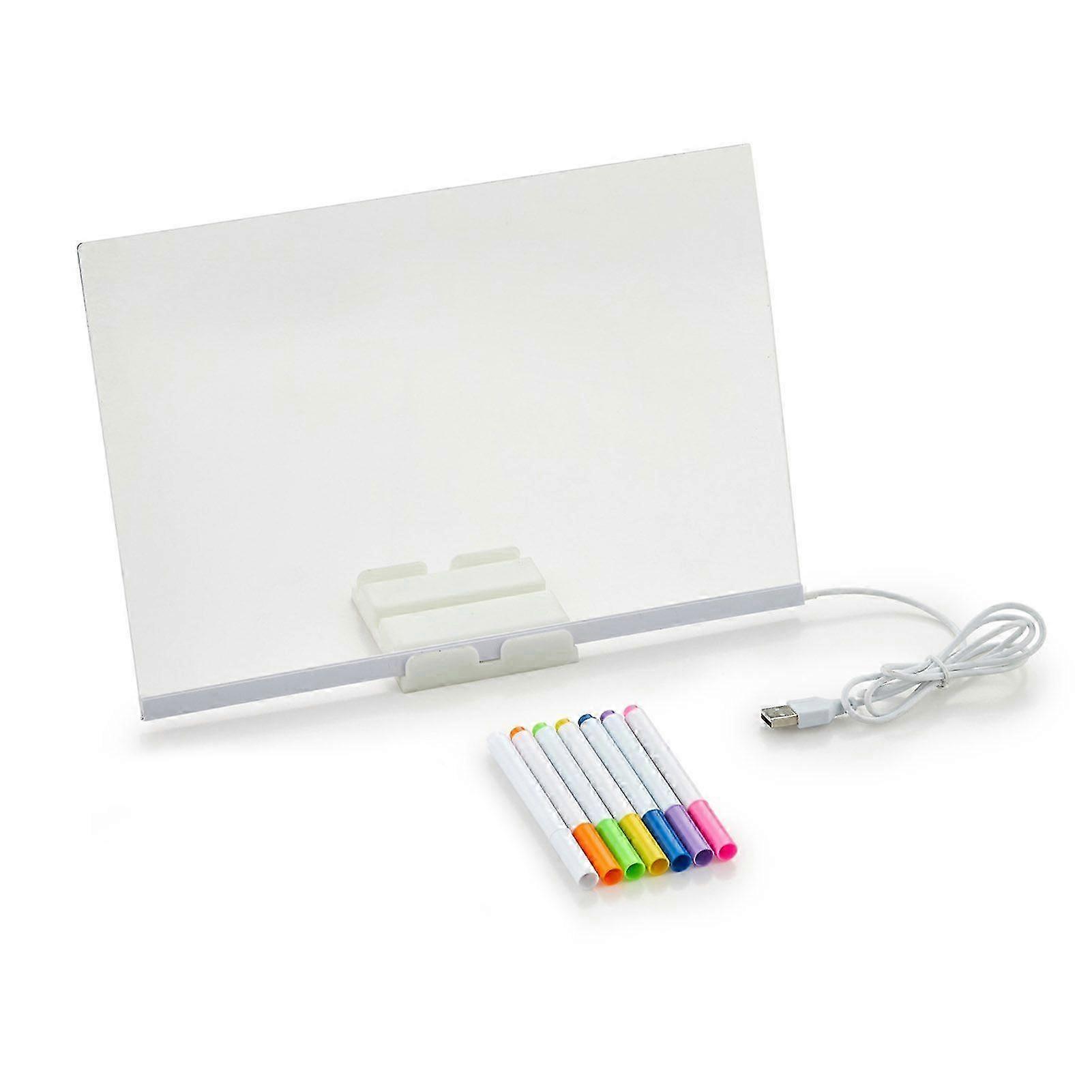 LED Illuminated Acrylic Note Board