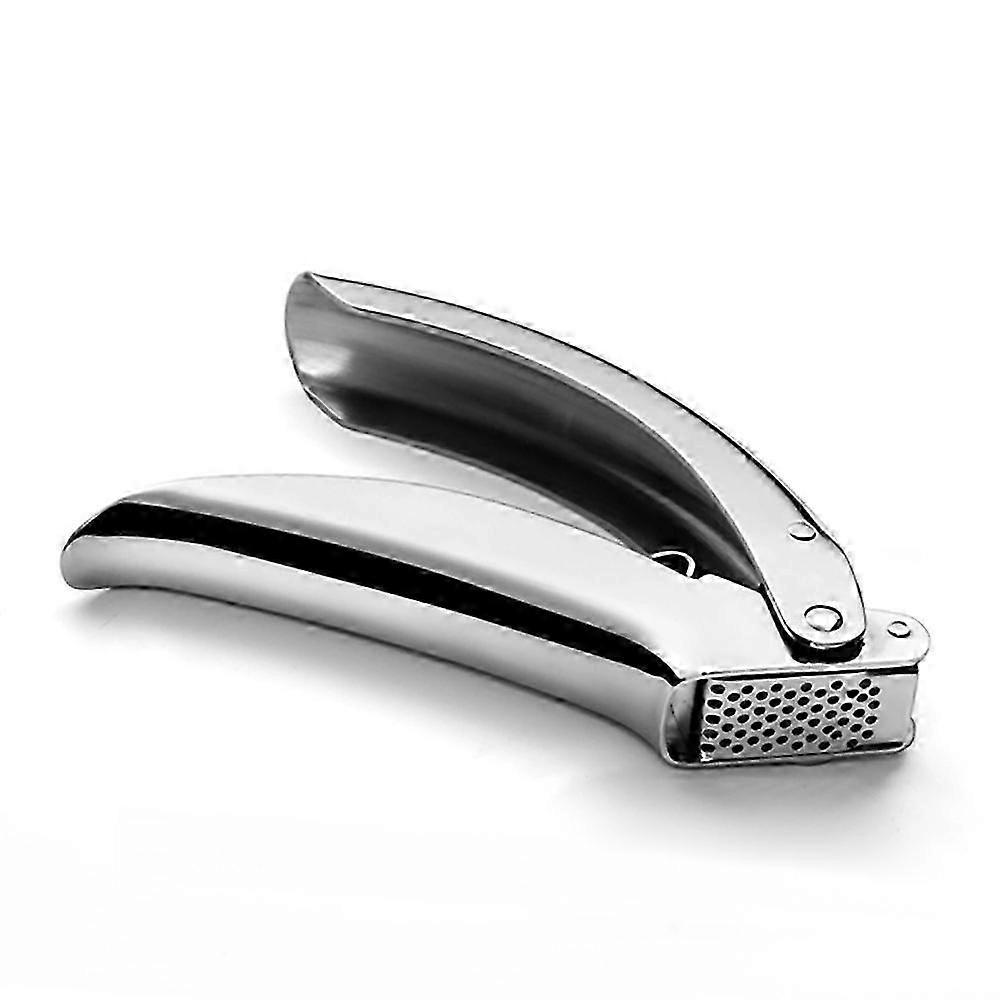 Ergonomic Stainless Garlic Crusher