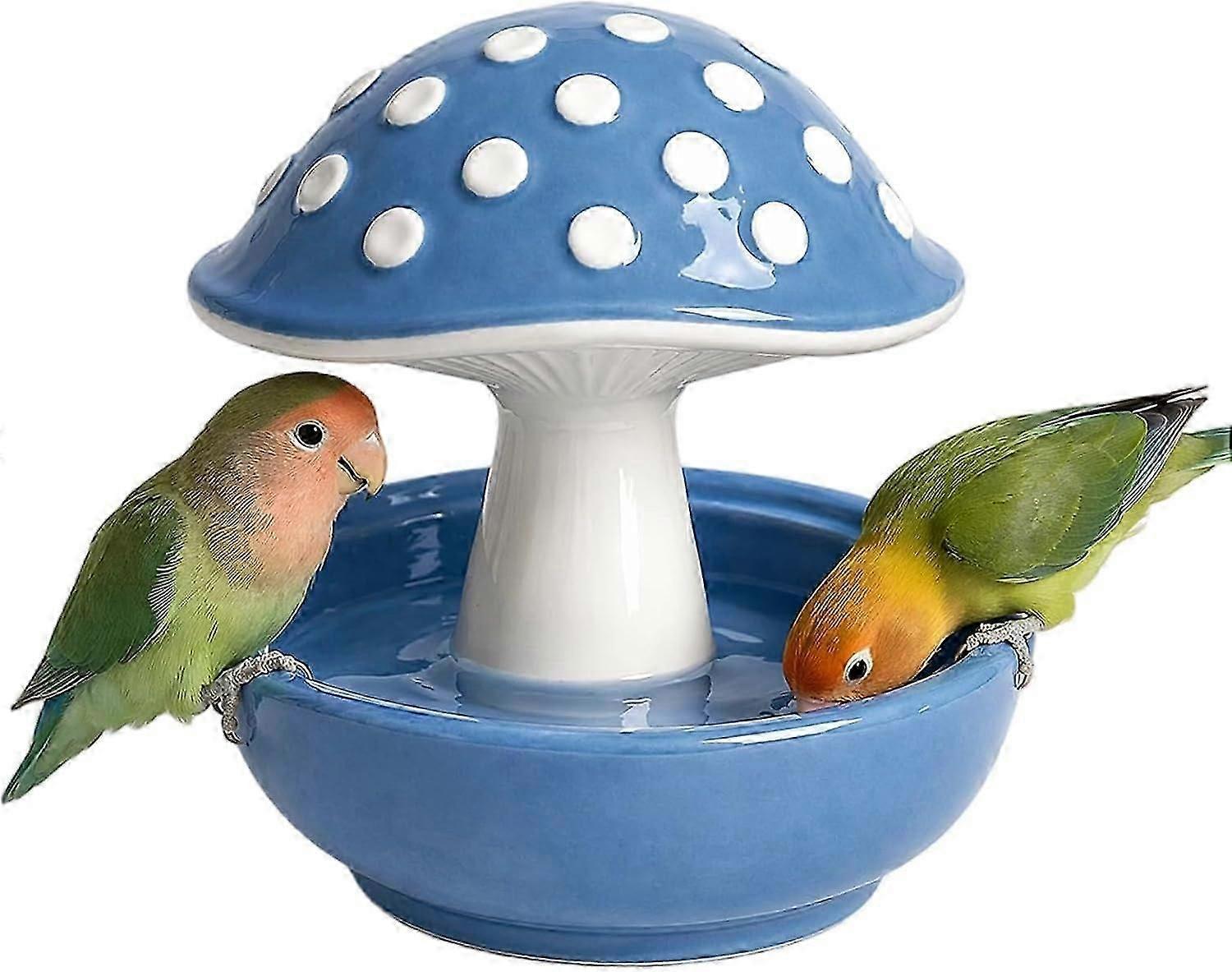 Spill Resistant Ceramic Bird Feeder