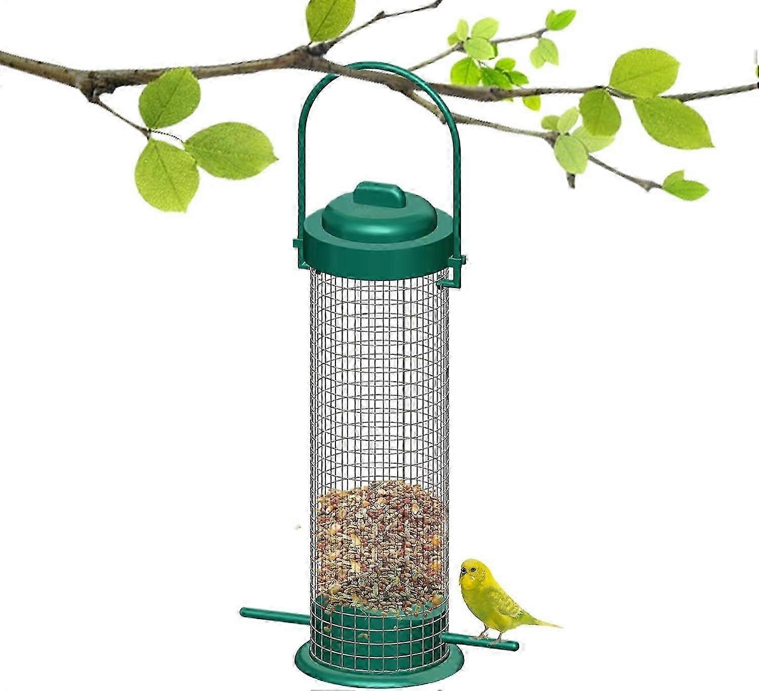 Transparent Grid Squirrel Proof Feeder