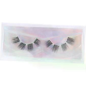 3d False Eyelashes Black High-grade Fibre 1 Pair Natural