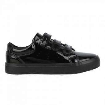 Miso Childrens/Kids Patent 3 Straps Flat Trainers