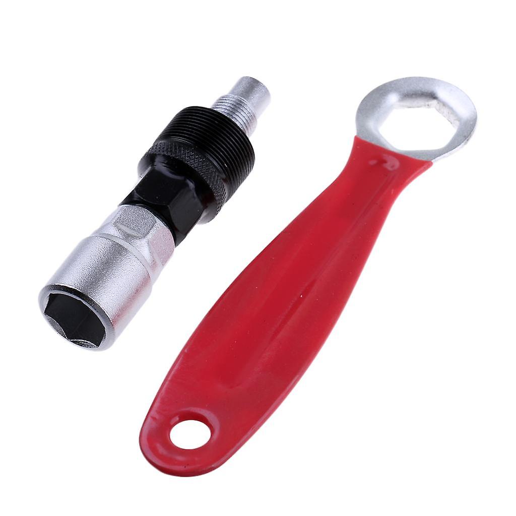 Bike Bicycle Crank Extractor Bottom Bracket Remover Spanner Repair Tools Kit