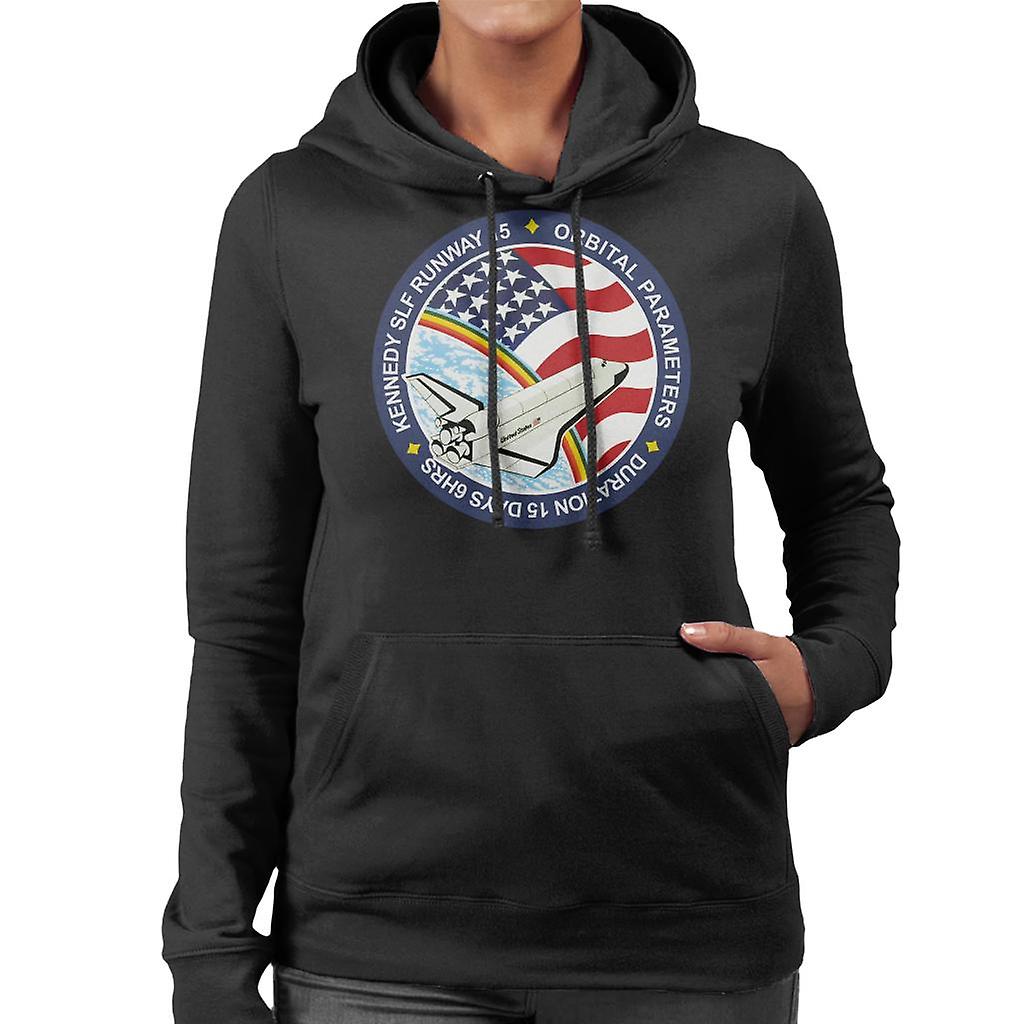 NASA STS 61B Space Shuttle Atlantis Mission Patch Women's Hooded Sweatshirt