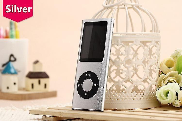 Silber LCD-Bildschirm MP3 mp4 Musik-Player Eingebauter Bild-Browser
